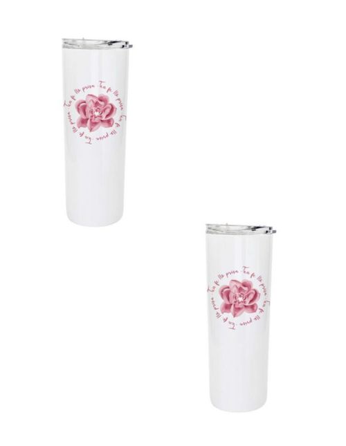 Duo de termos 591 ml. diseño divertido Ten fe no prisa regalo original