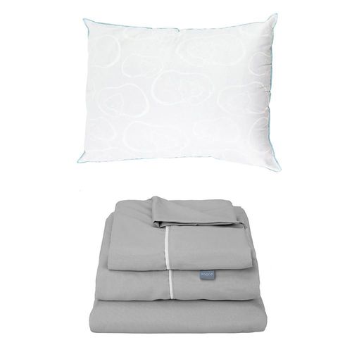 Sabanas Royal Individual Rogga Gris Perla+ Almohada Osos RGH