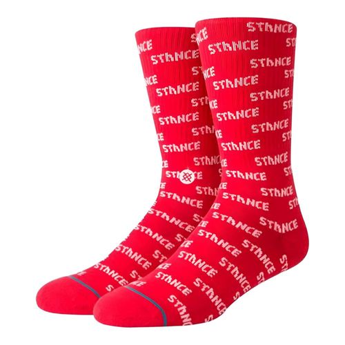CALCETAS STANCE UNISEX REPEAT ROJO M546D18REPRED