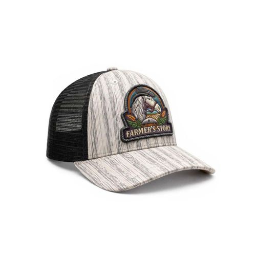 KNITE Gorra Farmer Horse Black Trucker Hombre Ajustable Estilo Rancho Caballo