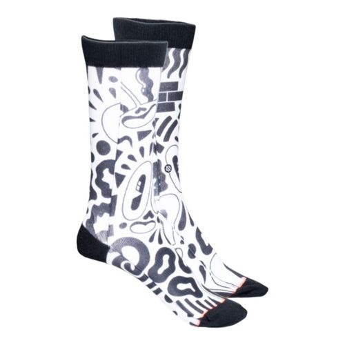 CALCETAS STANCE UNISEX LOOKY LOU BLANCO W525D18LOOWHT