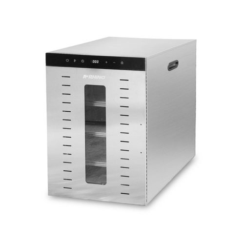 DESHIDRATADOR RHINO DESALI-16 | Deshidratador de Alimentos | 1500 W | Acero Inoxidable | Restaurante Cocina Industrial  Bistró