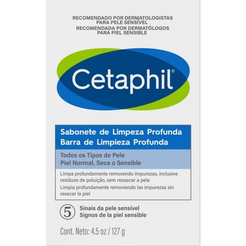 Cetaphil Barra limpiadora profunda para piel sensible 127 gr