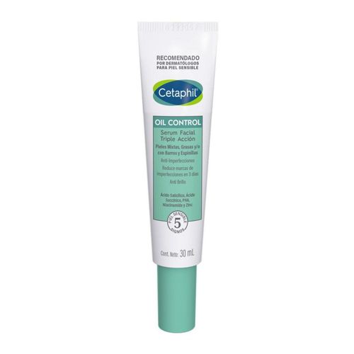 Cetaphil Oil Control Sérum facial triple acción para piel grasa 30 ml