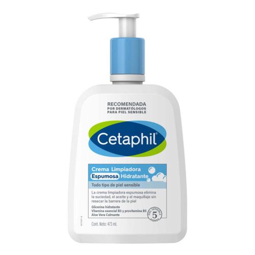 Cetaphil Crema limpiadora espumosa hidratante 473 ml