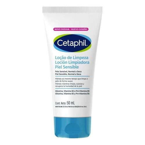 Cetaphil Loción Limpiadora para Piel Sensible Limpieza Suave 50 ml