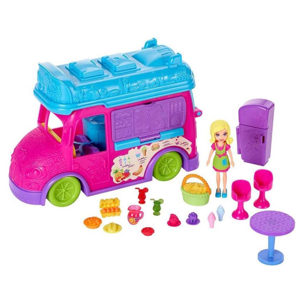 Полли покет автобус. Polly Pocket машина мороженое. Полли покет машинка мороженая. Игрушки Полли покет на фургоне в сафари.