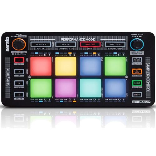 Controlador modular dj reloop neon fx sampler loop hotcue