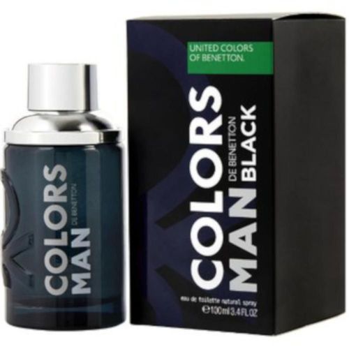 Loción black de united colors of benetton edt 100 ml