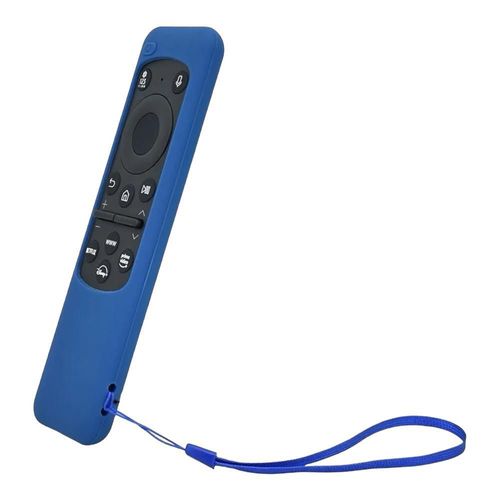 Funda de silicona para control solar samsung qled azul