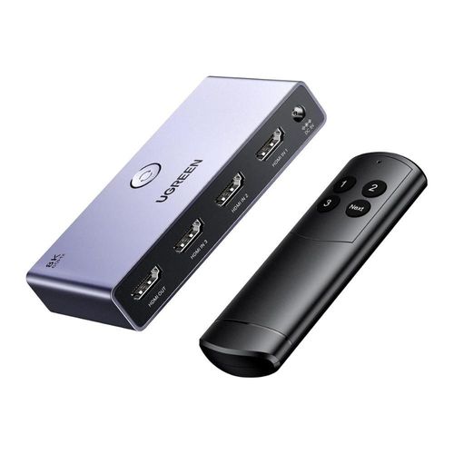 Switch HDMI UGREEN 3 Entradas 1 Salida 4K 60Hz / 8K