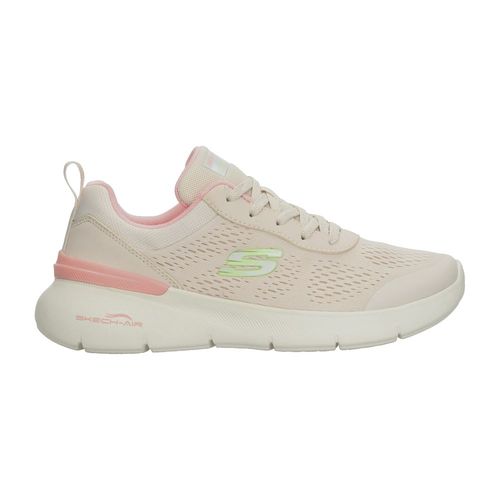 Tenis skechers beige mujer deportivo