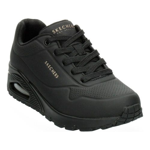 Tenis skechers stand on air negro mujer
