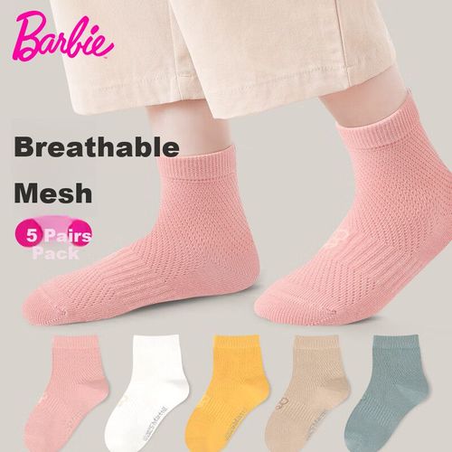 Calcetines cortos BARBIE algodón transpirable unisex