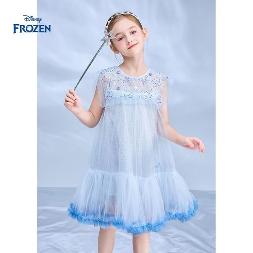 Vestido Disney Frozen Azul para Niña