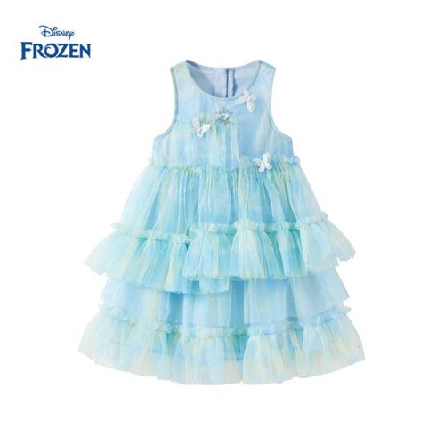 Vestido Disney Elsa Azul para Niña