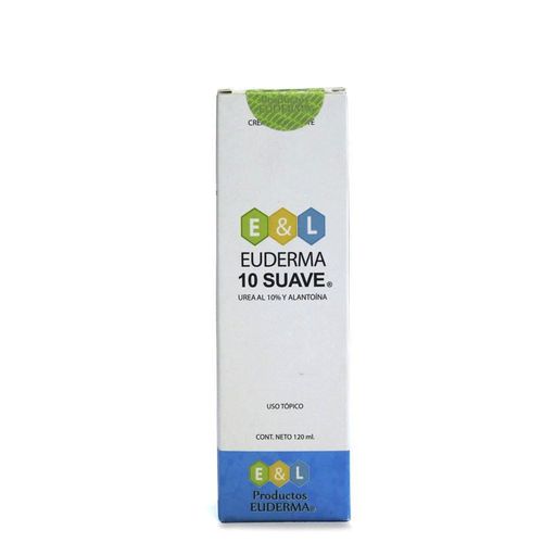 Euderma 10 Suave Crema hidratante líquida para piel seca 120 gr