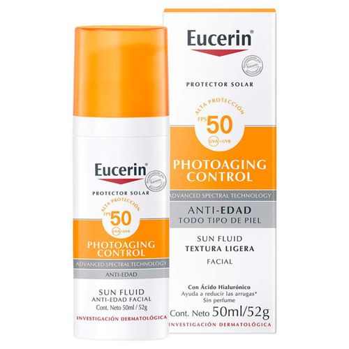Eucerin Sun Fluido facial anti-edad FPS50 50 ml