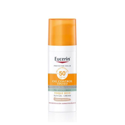 Eucerin Sun Oil Control Protector solar FPS50 tono medio para piel grasa 50 ml
