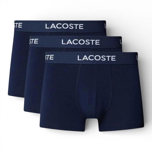 Boxer Lacoste Trunk 3pack Azul Marino