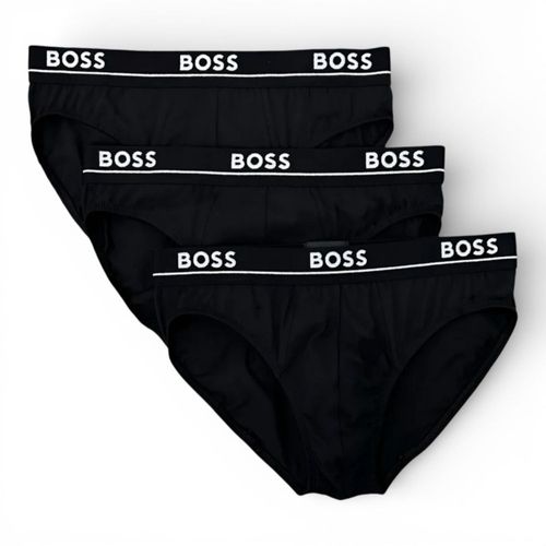 Trusa Boss Cotton Stretch 3pack Negro