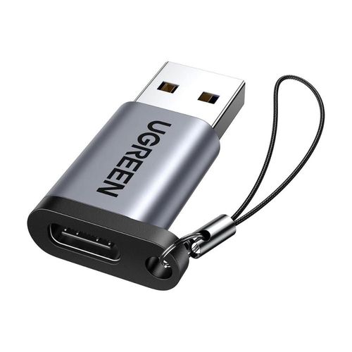 Adaptador UGREEN USB 3.0 Macho a USB C Hembra 5Gbps Carga Rápida