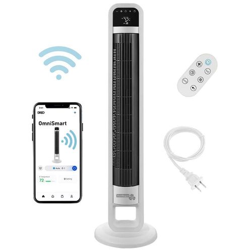 Ventilador Wifi Torre Silencioso MXOMB-001 OmniSmart Ventilador de Torre Oscilante