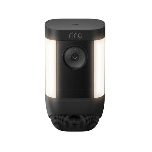 Cámara de Seguridad con luces y sirena inalámbrica Ring Pro Negro
