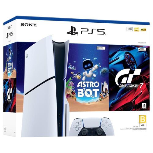 Consola PS5 Edición Estándar Slim más 2 Juegos