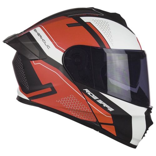 Casco Kov Thunder Revenge Rojo Abatible Dot