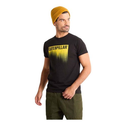 Playera CAT Hombre CATPL205C NEGRO PLAYERA