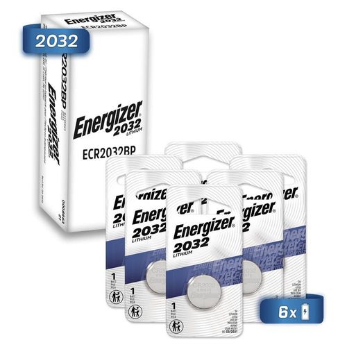 Pila boton energizer 2032 blister 6 unidades 3v