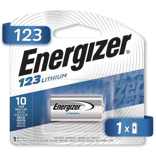 Pila energizer 123 blister 6 unidades 3v