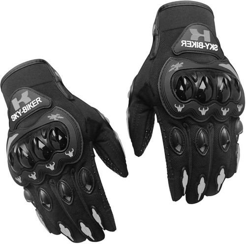 Guantes para Motociclista, Antideslizante, Cómodos y Ligero (gris XXL)