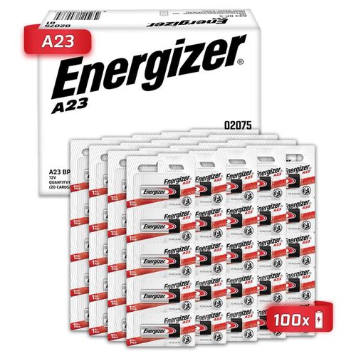 Pila energizer a23 alcalina tira 100 unidades