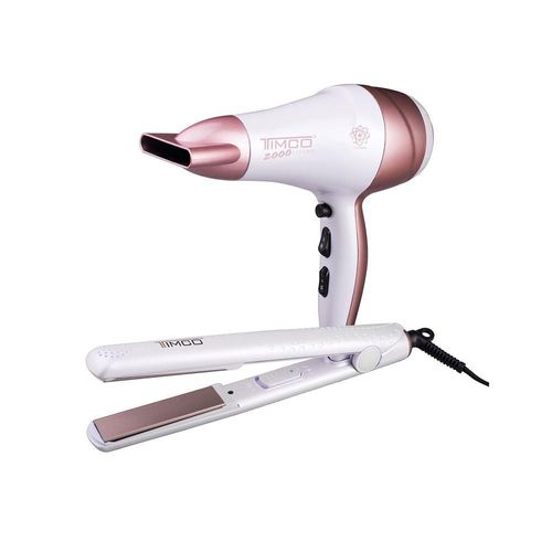 Combo secadora + alaciadora timco ceramica iones