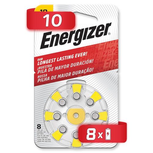 Pila energizer auditiva 10 con 48 pilas botón