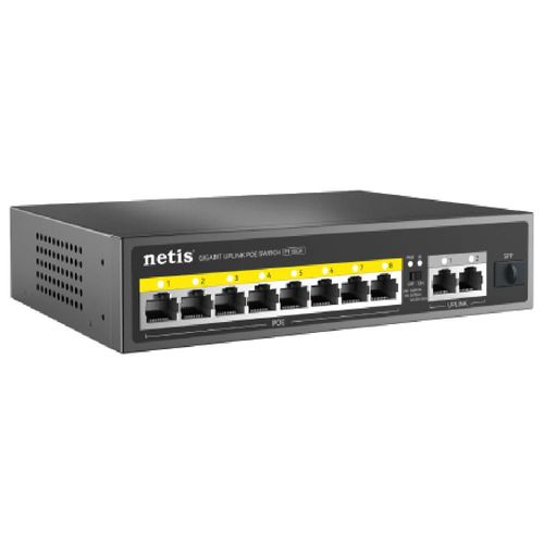 Conmutador Switch Netis P110GH 8 FE POE + 2GE Uplink