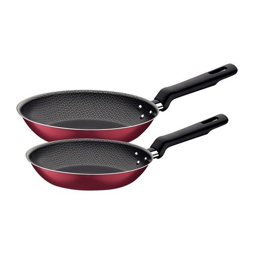 Juego 2 sartenes tramontina bergamo loreto facil limpiar