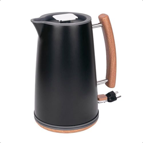 Hervidor daewoo dek-1289 electrico inalambrico de madera