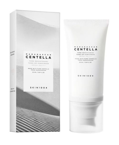 SKIN1004 MADAGASCAR CENTELLA PROTECTOR SOLAR ACLARANTE Y LUMINOSO 50ML Coreano