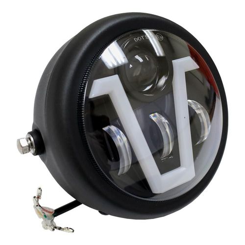 Faro delantero led mod 138 alta 43w/baja43w/luz aux 6w 12v