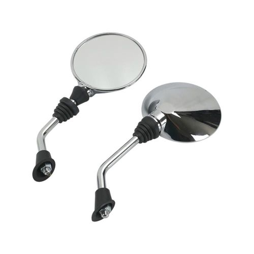 Espejo derecho/izquierdo cromado set italika vitalia 150 (20-22)