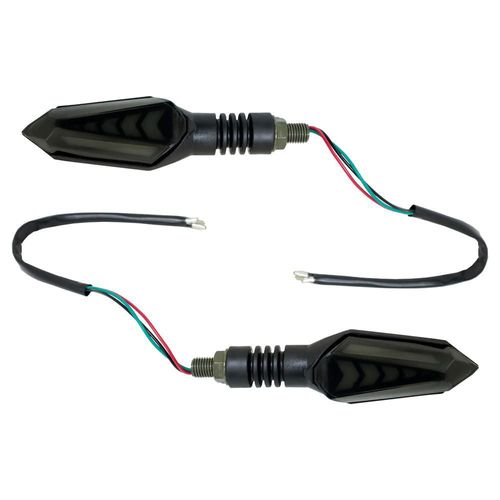 Direccional delantera/trasera avatar secuencial doble lado con luz cuarto rojo l