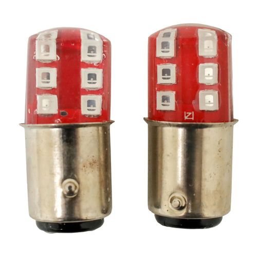Foco calavera led rojo set universal 12v 13w