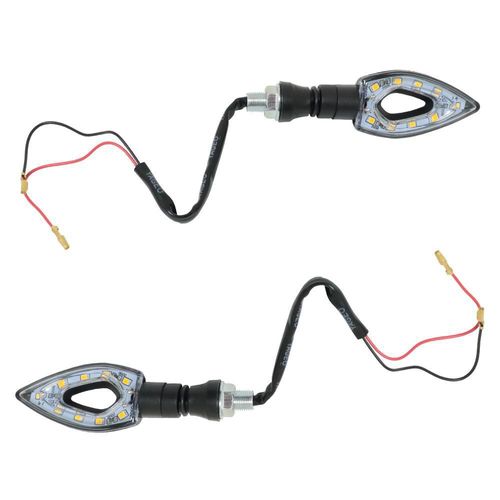 Direccional delantera/trasera flecha ambar led set 12v