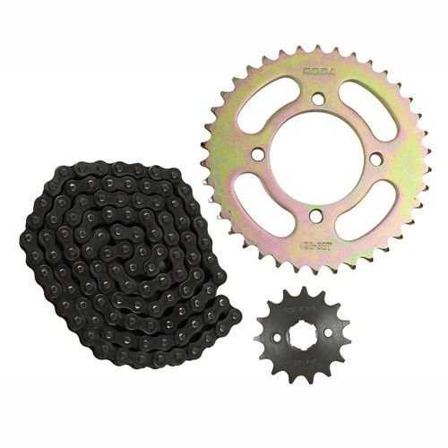 Engrane 38x15 cadena 428x108l set italika 125 z (16-24) roda