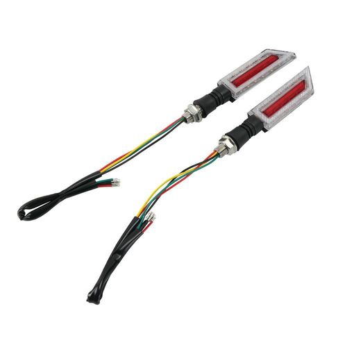 Direccionales delanteras/traseras dual rojo/verde led set 12v sustituye a 20-517