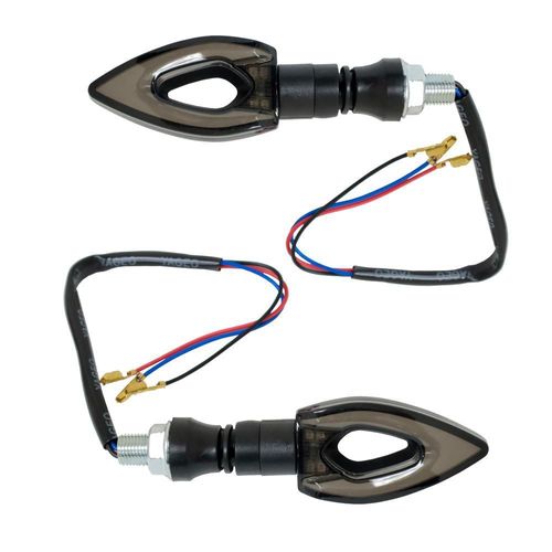 Direccional delantera/trasera flecha rojo secuencial con cuarto led set 12v