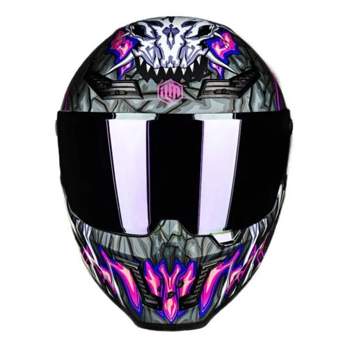 Casco Para Moto Ilm Vendetta Mf509 Day1 Purple Rider One
